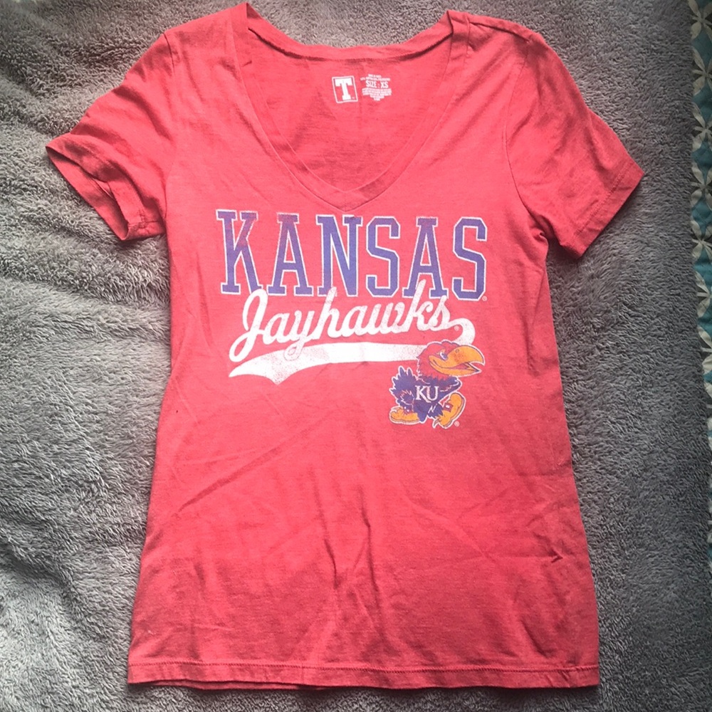 Kansas Jayhawks v-neck